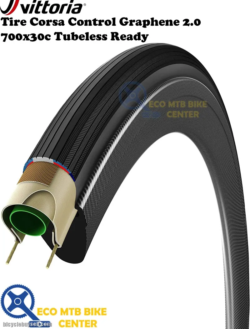 VITTORIA Tires Corsa Control Graphene 2.0 700x30c Tubeless Ready