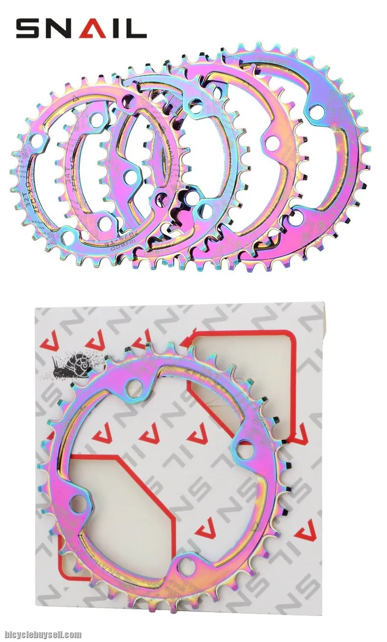 IXF crankset bcd 104 crankarm chainring 32T 34T 36T 38T with rainbow bottom bracket BSA threaded