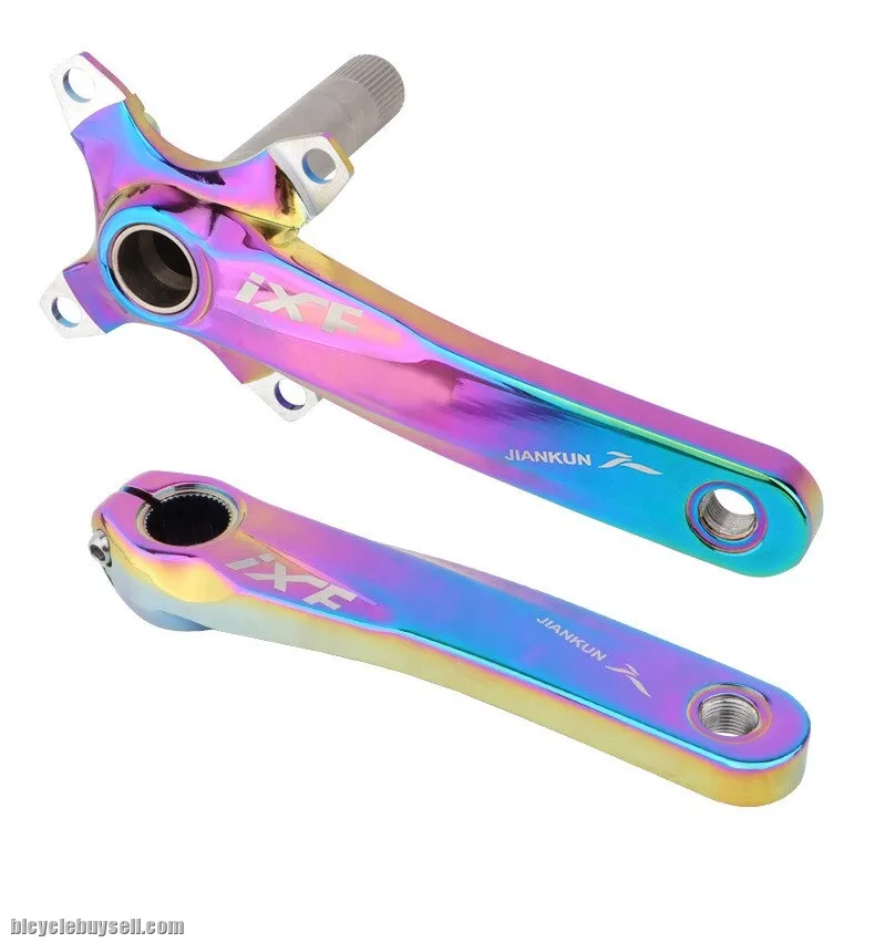 IXF crankset bcd 104 crankarm chainring 32T 34T 36T 38T with rainbow bottom bracket BSA threaded