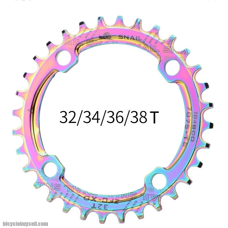 IXF crankset bcd 104 crankarm chainring 32T 34T 36T 38T with rainbow bottom bracket BSA threaded
