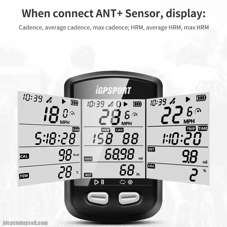 IGPSPORT IGS10S NEW CYCLING COMPUTER BLUETOOTH ANT+ HRM CADENCE IGS10 IGPSPORTS