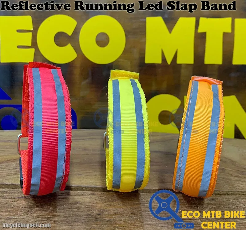 Reflective Running Led Slap Band Night Running Safety Warning Nylon Belt for Outdoor Light