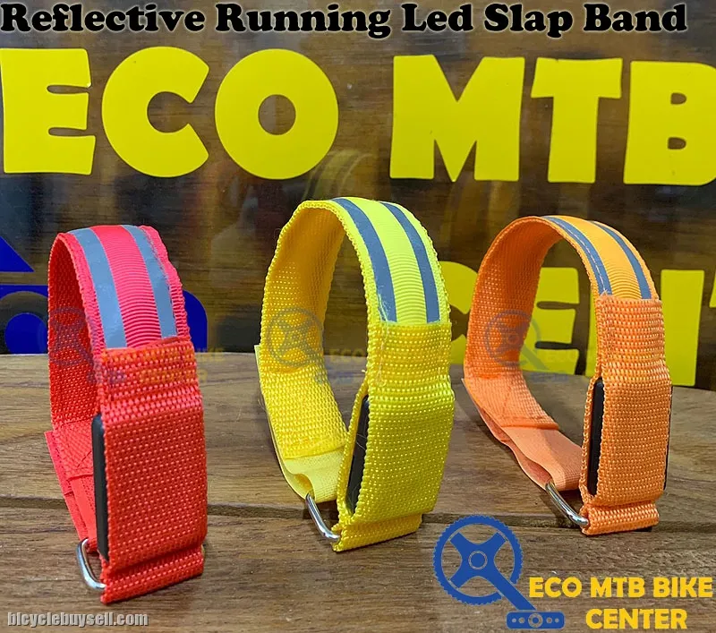 Reflective Running Led Slap Band Night Running Safety Warning Nylon Belt for Outdoor Light