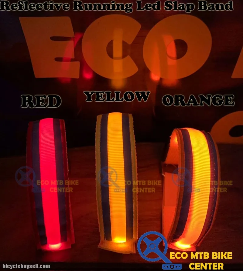 Reflective Running Led Slap Band Night Running Safety Warning Nylon Belt for Outdoor Light