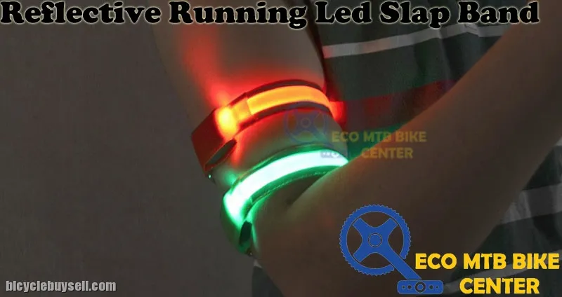 Reflective Running Led Slap Band Night Running Safety Warning Nylon Belt for Outdoor Light