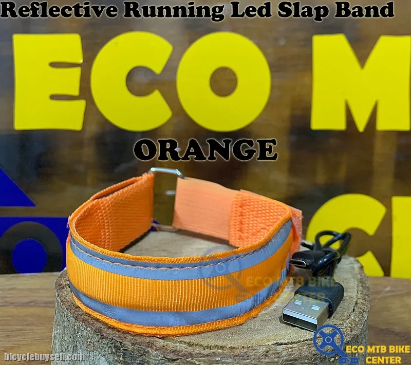 Reflective Running Led Slap Band Night Running Safety Warning Nylon Belt for Outdoor Light