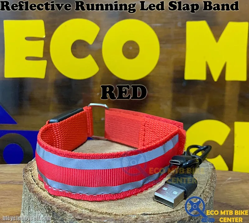 Reflective Running Led Slap Band Night Running Safety Warning Nylon Belt for Outdoor Light