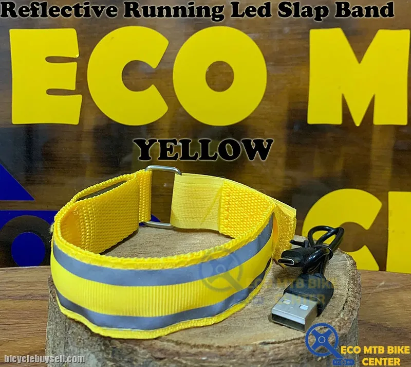 Reflective Running Led Slap Band Night Running Safety Warning Nylon Belt for Outdoor Light