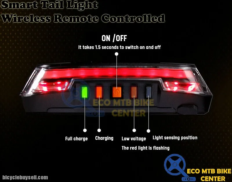 Smart Tail Light Wireless Remote Controlled (0118-A9)
