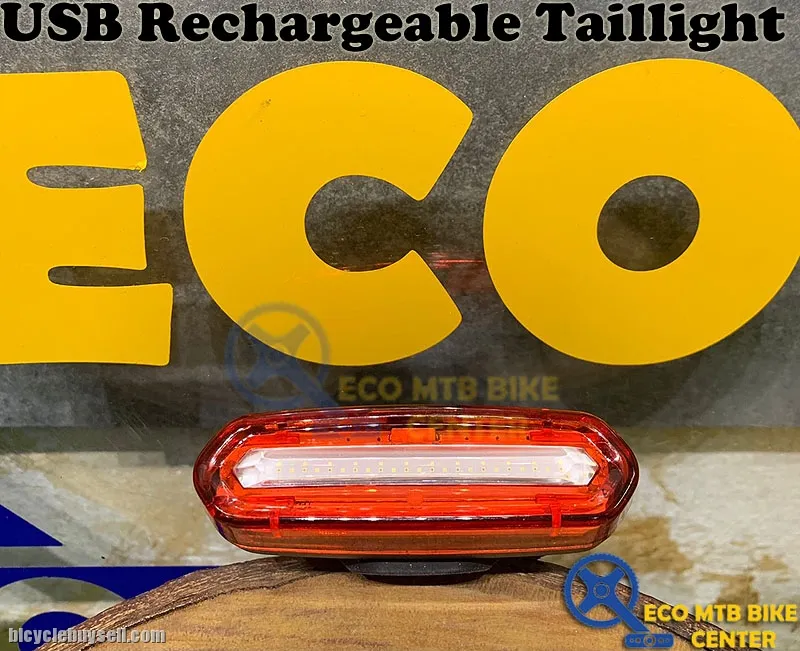 Light USB Rechargeable Taillight (Red) AQY-096
