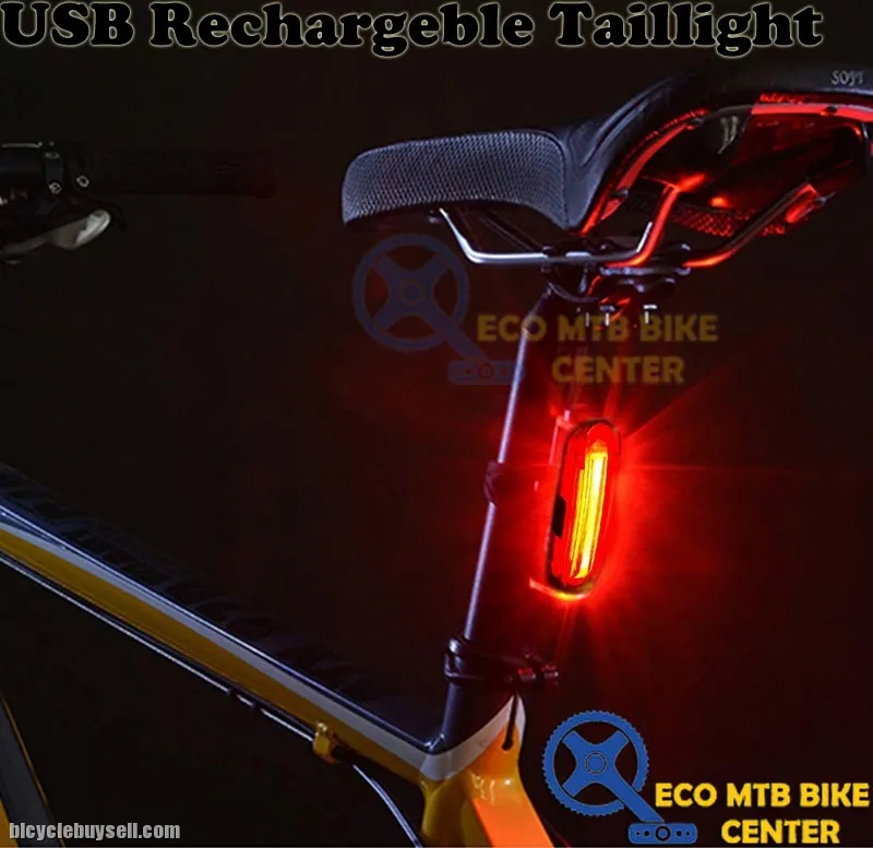Light USB Rechargeable Taillight (Red) AQY-096