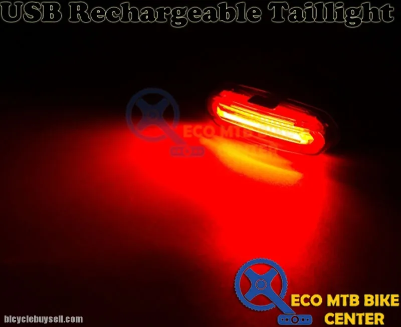 Light USB Rechargeable Taillight (Red) AQY-096