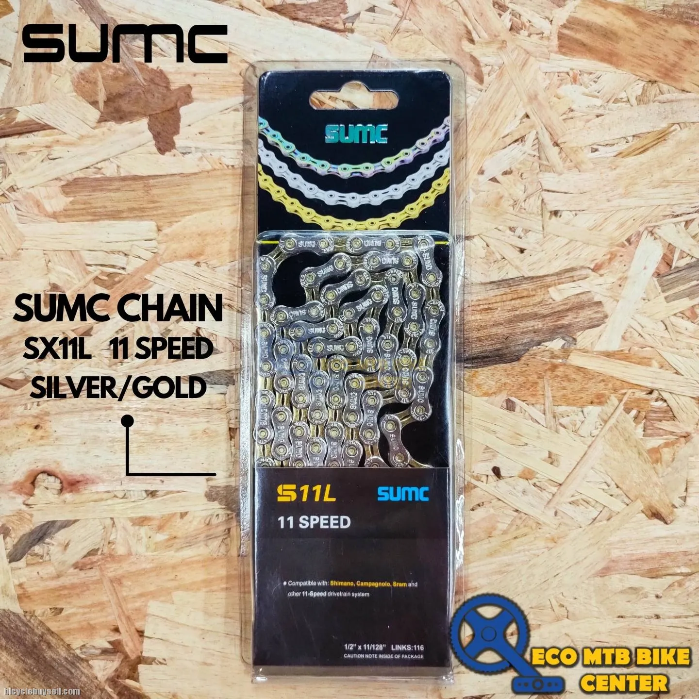 SUMC Chains SX11L 116 Links 11 Speed