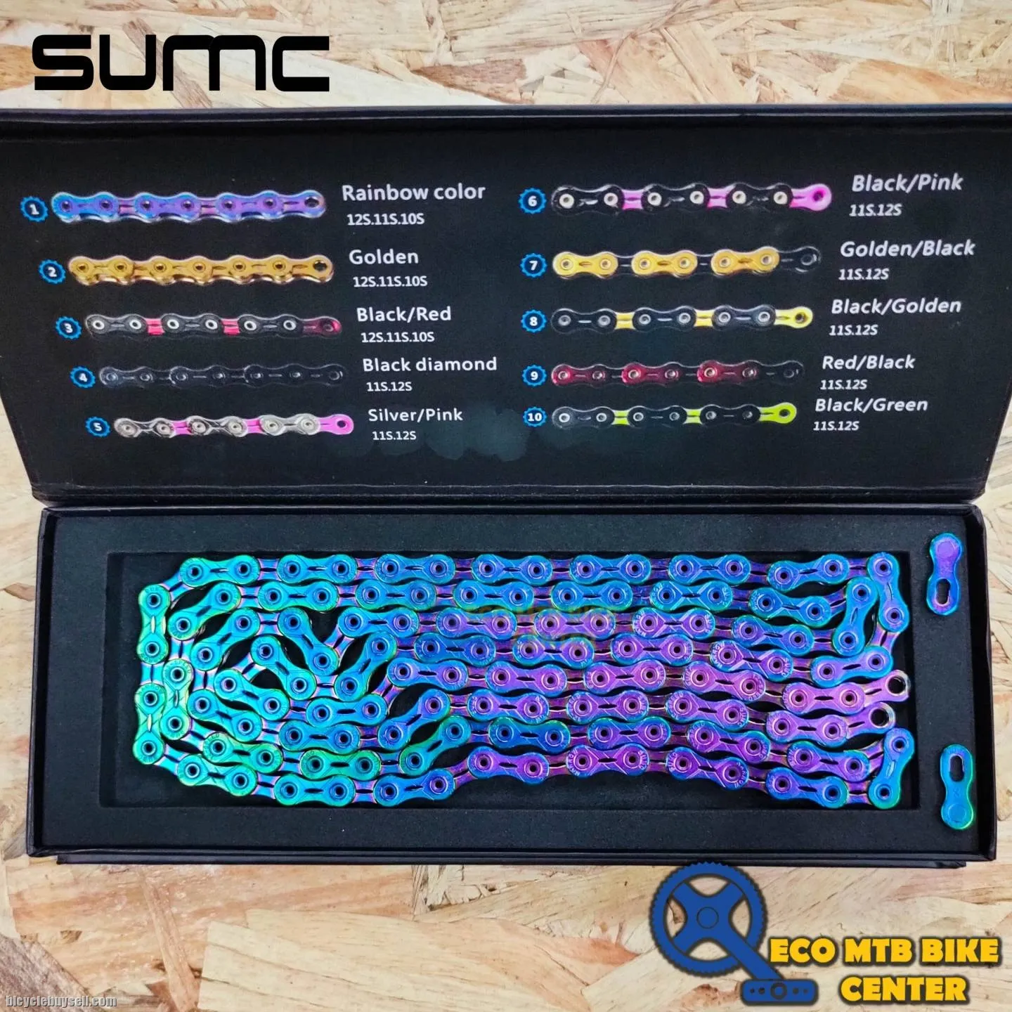 SUMC Chains SX12SL 126 Links 12 Speed Hollow Pin