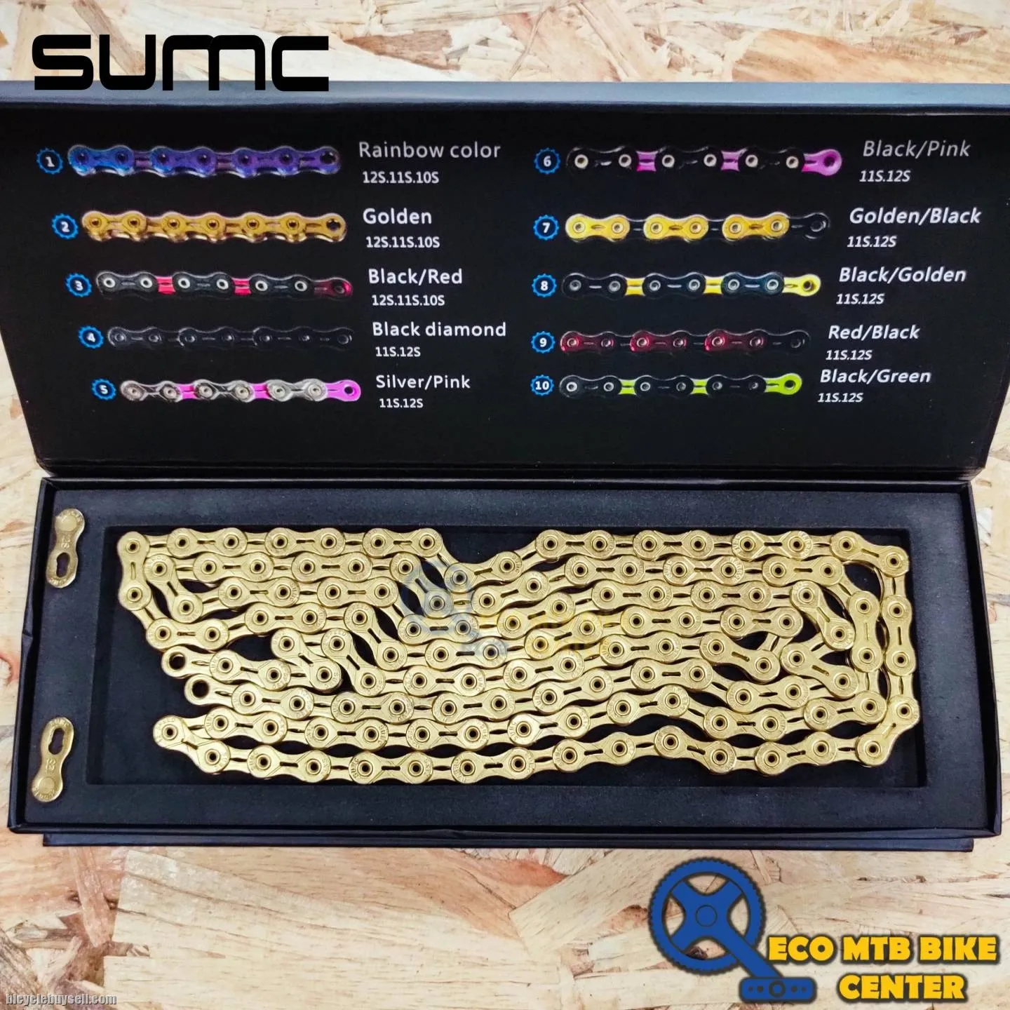 SUMC Chains SX12SL 126 Links 12 Speed Hollow Pin