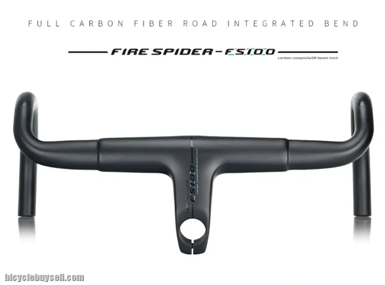 Toseek Firespider FS100 Stem Intergrated Road Bike Handlebar Carbon Lightweight