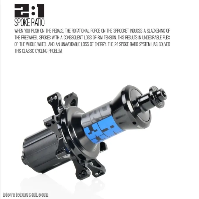 KOOZER RS330 Hubs Aluminum 2+4 Bearing 72HD Front 20 Hole Rear 24 Hole Hub Set