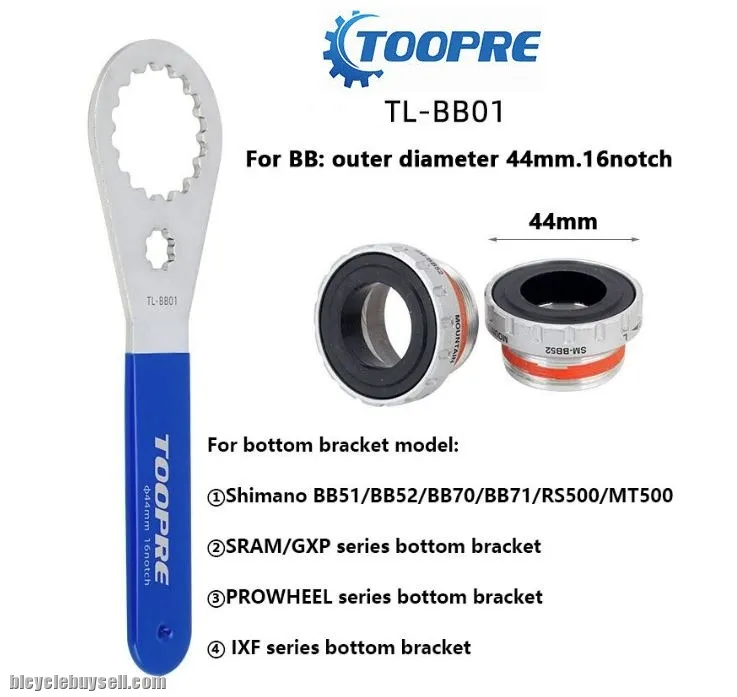 Toopre BB Bottom Bracket Removal Tools TL-BB01 / TL-BB02 / TL-BB03 / TL-BB04(No include bottom brack
