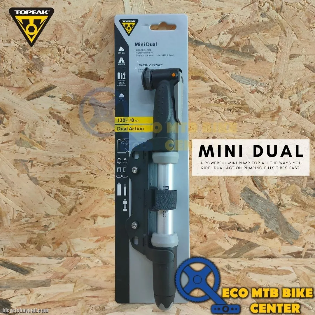 TOPEAK PUMP MINI DUAL 120PSI