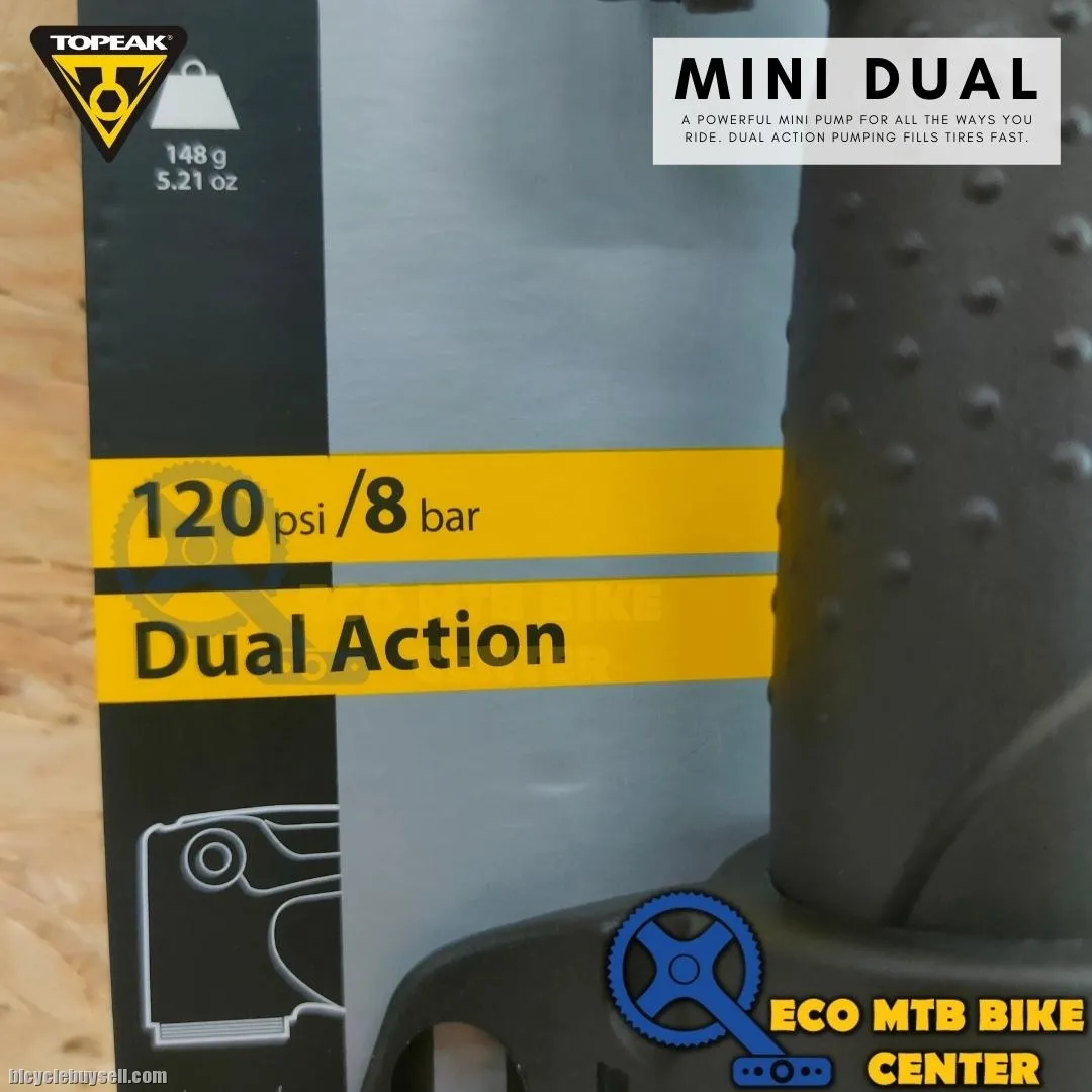 TOPEAK PUMP MINI DUAL 120PSI
