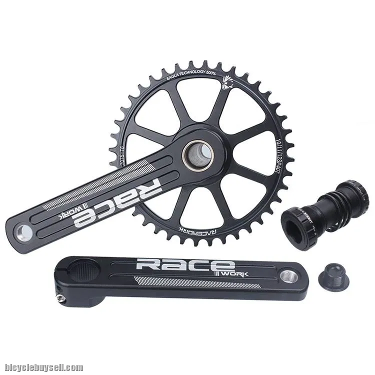 RACEWORK Road Bike Crankset 10 11 12 Speed 170mm GXP Single Chainring 42T Wide And Narrow Sprocket