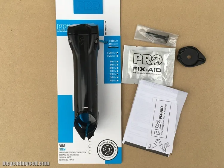 Shimano PRO VIBE OD2 Di2 road bike stem alloy carbon fiber handlebar