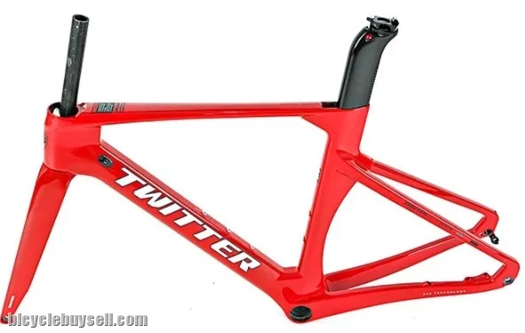 Twitter R10 Carbon Fiber Road Bike Frame Disc Brake Bike 700C Racing Frame Thru Axle