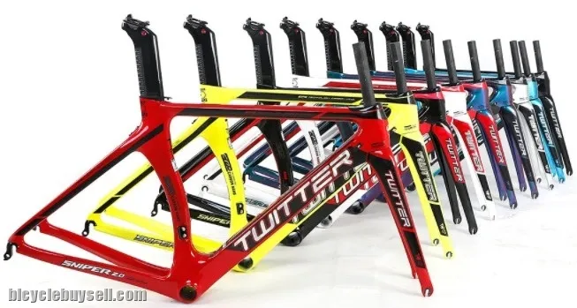 TWITTER Sniper 2.0 Carbon Fiber Road Bike Frame Bending Handle Road Race Bike Frame Rim Brake