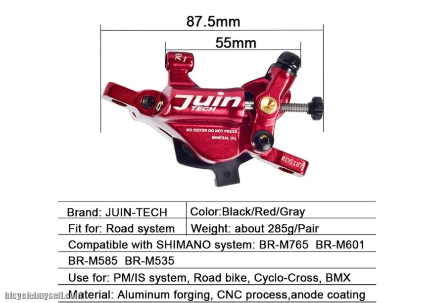 Juin Tech R1 Road Bike Hydraulic Disc Brake 160mm Ultegra R8020 105 Free Adapter