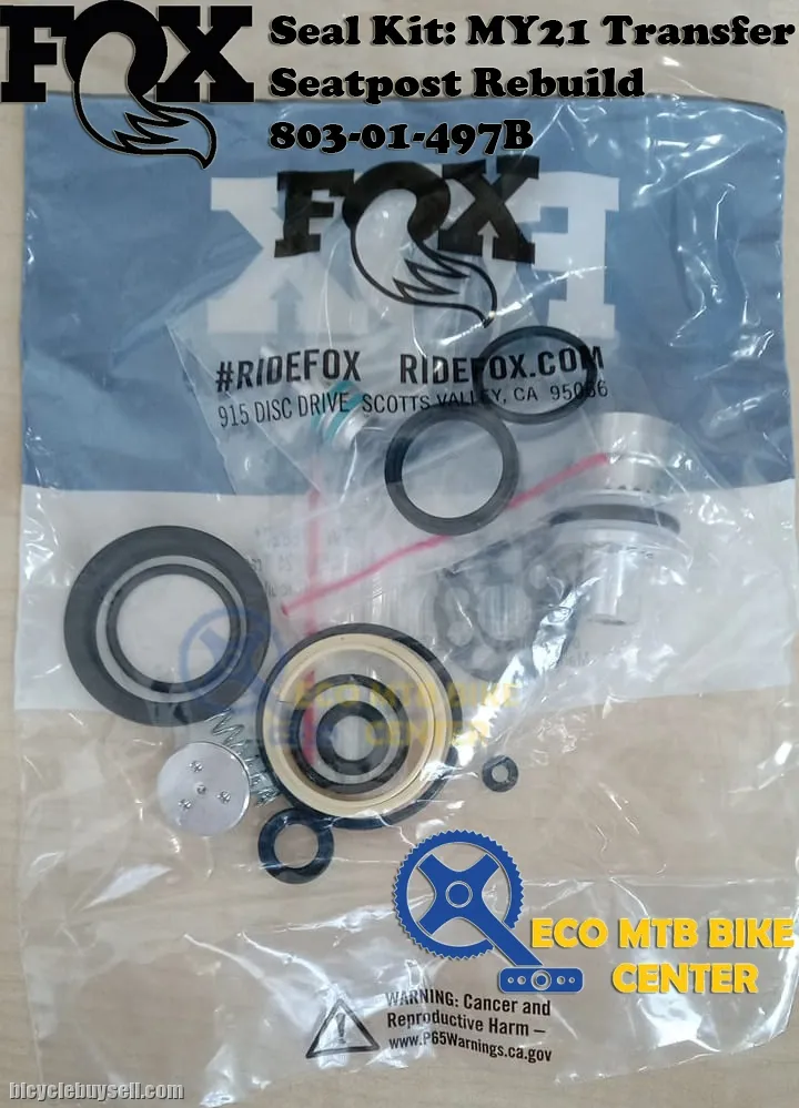 FOX Spare Part Seal Kit: MY21 Transfer Seatpost Rebuild 803-01-497B