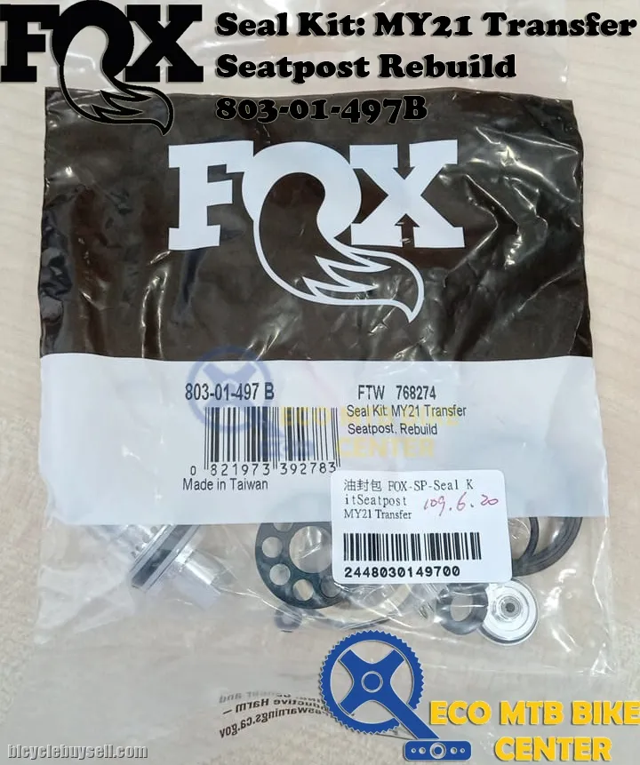 FOX Spare Part Seal Kit: MY21 Transfer Seatpost Rebuild 803-01-497B