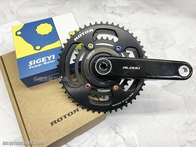 ROTOR aldhu carbon crankset AXO superlight with sigeyi power meter 30mm crankarm 584g 12 speeds