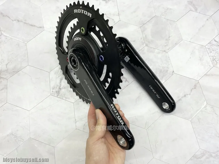 ROTOR aldhu carbon crankset AXO superlight with sigeyi power meter 30mm crankarm 584g 12 speeds