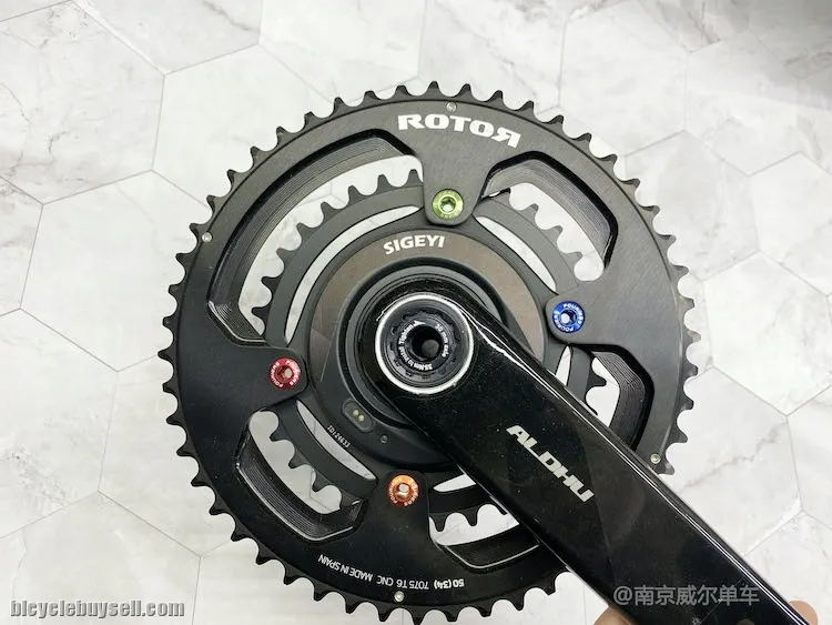 ROTOR aldhu carbon crankset AXO superlight with sigeyi power meter 30mm crankarm 584g 12 speeds