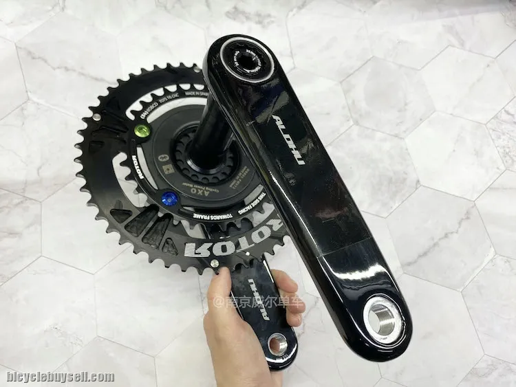 ROTOR aldhu carbon crankset AXO superlight with sigeyi power meter 30mm crankarm 584g 12 speeds