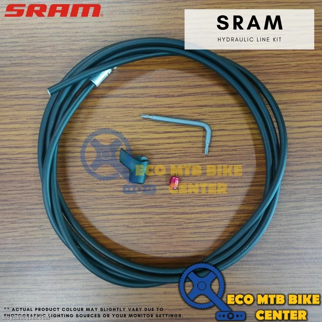 SRAM Hydraulic Hose for Guide RSC / RS / R / DB5 Models up to 2015 , 2000mm , Stainless, blk
