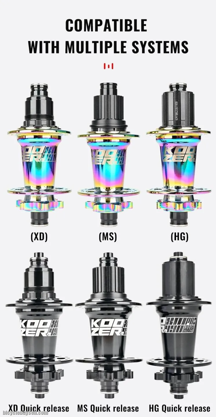 KOOZER XM490 PRO Boost Hub 15x110 12x148 MTB Boost Hub 28/32 Hole Cube Micro Spline/Sram XD 12