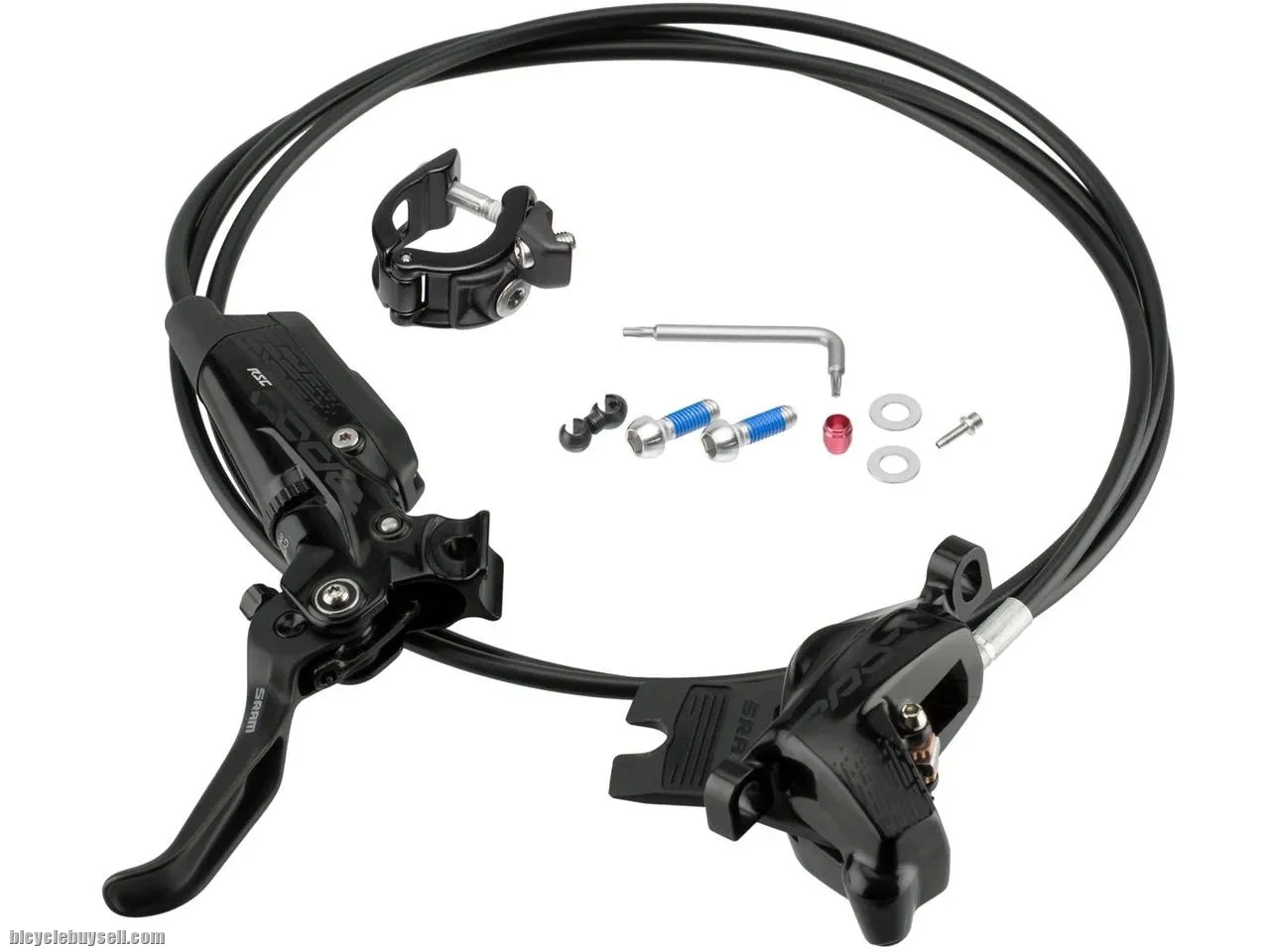SRAM Code RSC Code R Disc Brake 4 Pot Rainbow Screws MTB