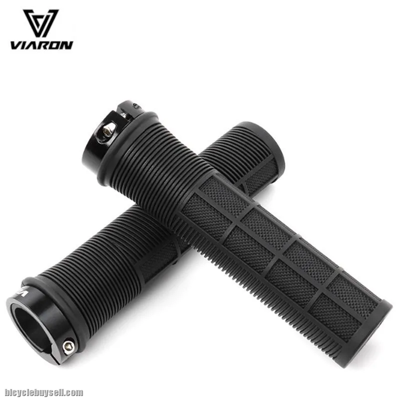VIARON Mountain Bike Handle Set Non-Slip Single Lock Grip