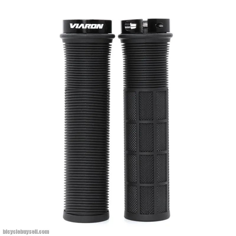 VIARON Mountain Bike Handle Set Non-Slip Single Lock Grip