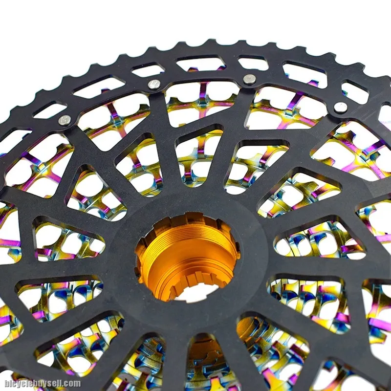 VG 12 Speed 10-51T MTB Bicycle Cassette XD Rainbow Aluminum Ultralight Bracket Sprocket Freewhe