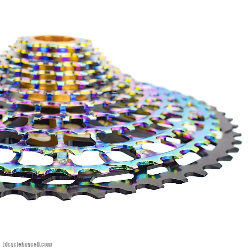VG 12 Speed 10-51T MTB Bicycle Cassette XD Rainbow Aluminum Ultralight Bracket Sprocket Freewhe