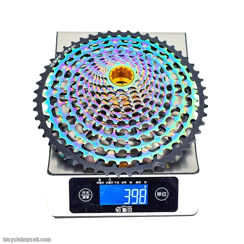 VG 12 Speed 10-51T MTB Bicycle Cassette XD Rainbow Aluminum Ultralight Bracket Sprocket Freewhe