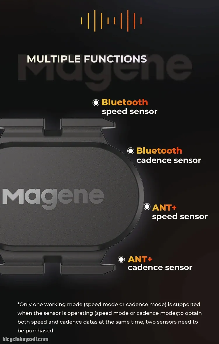 New Magene S314 Speed / Cadence Dual-Mode Sensor 1 Year Warranty