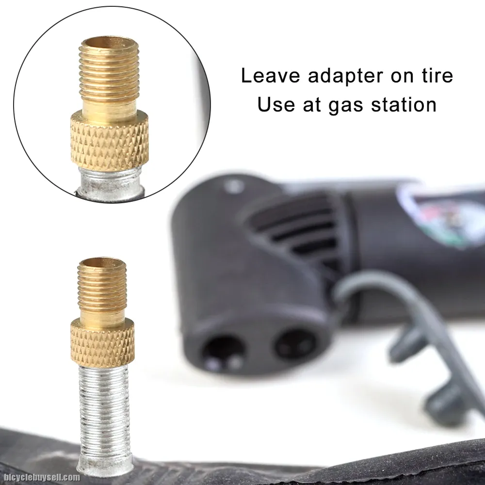 Bicycle Valve Adapter Cap Presta To Schrader Adapter French Valve Bike Nozzle Inflator Nipple