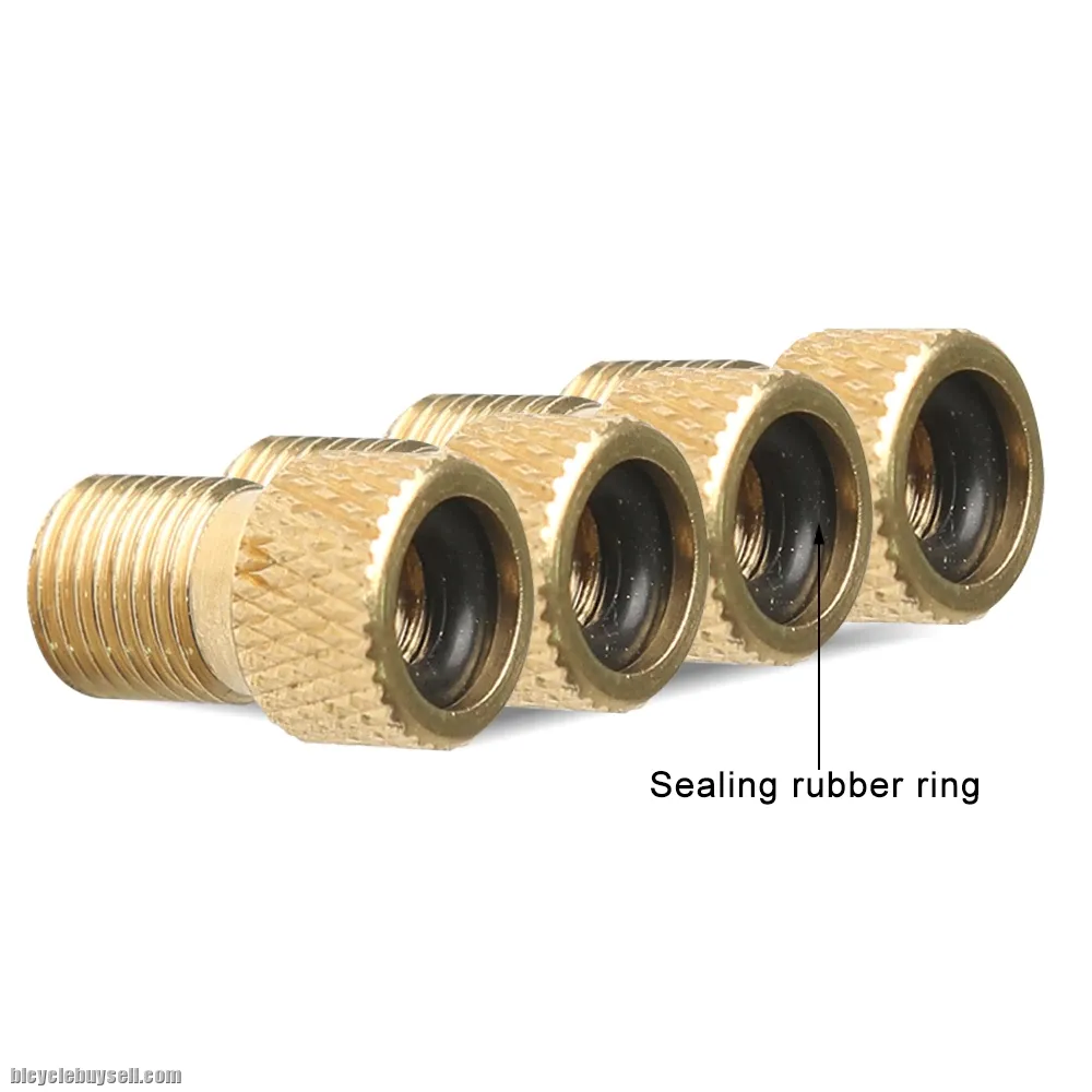 Bicycle Valve Adapter Cap Presta To Schrader Adapter French Valve Bike Nozzle Inflator Nipple