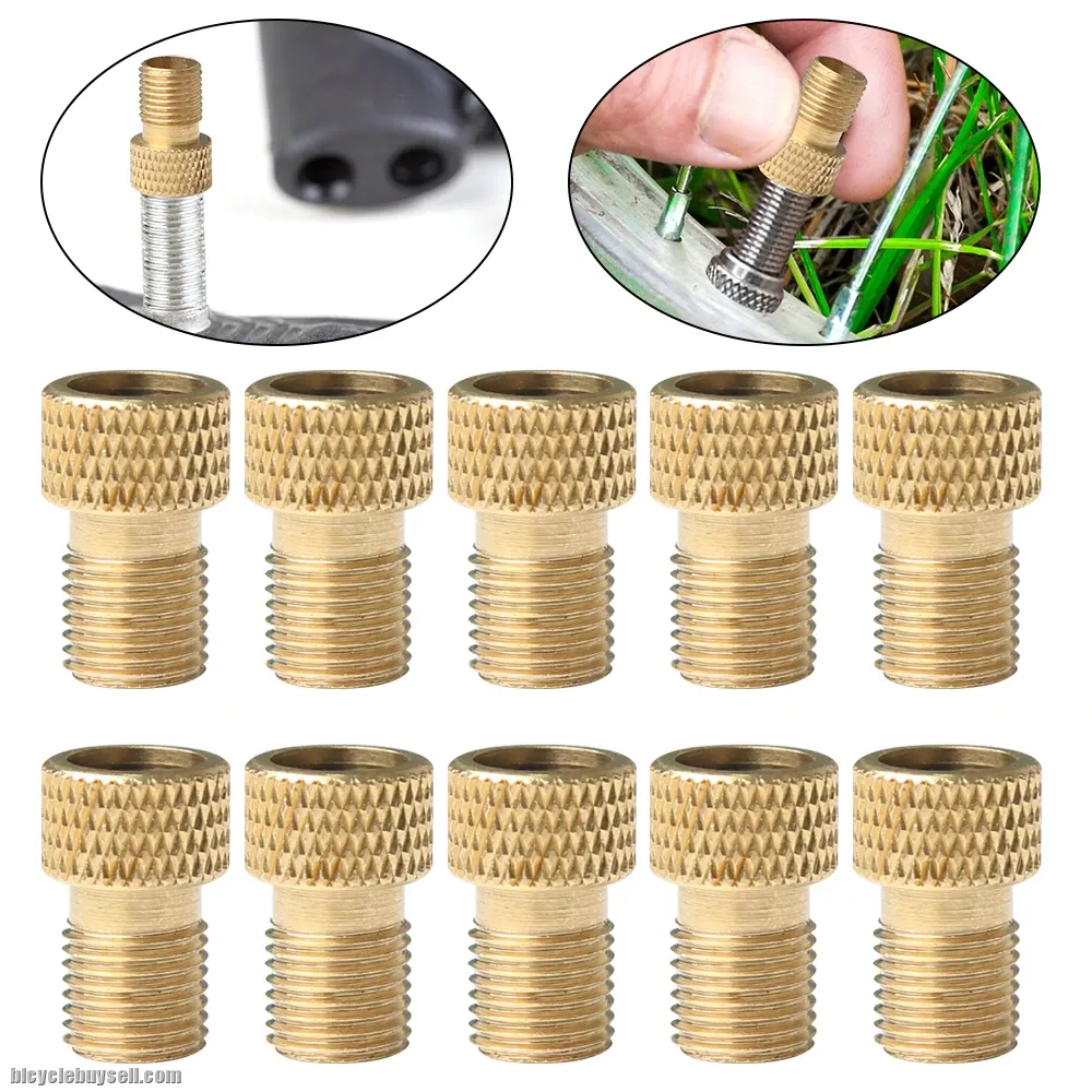 Bicycle Valve Adapter Cap Presta To Schrader Adapter French Valve Bike Nozzle Inflator Nipple
