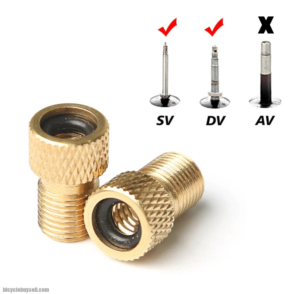 Bicycle Valve Adapter Cap Presta To Schrader Adapter French Valve Bike Nozzle Inflator Nipple