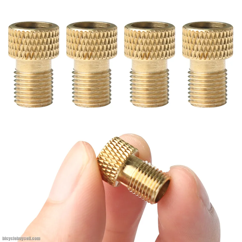 Bicycle Valve Adapter Cap Presta To Schrader Adapter French Valve Bike Nozzle Inflator Nipple