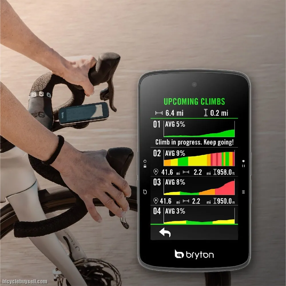 NEW Bryton Rider S800 GPS Cycling Computer 1 Year Warranty E &amp; T